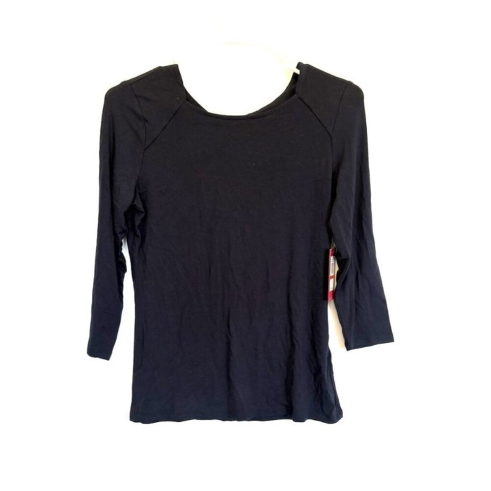 Vince Camuto Women’s Navy Blue Long Sleeve Top Size XS